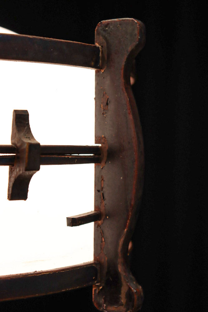 松葉の装飾で雅な面持ちある電笠　DC7957a