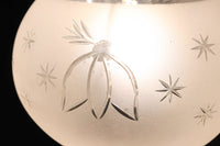 星の切子模様が可愛らしい稀少な電笠　DC7958