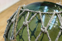 大サイズ!! 縄で包まれた淡いグリーン色の浮き玉　DC7966