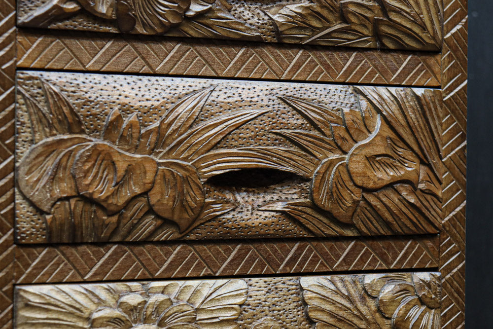 木製彫刻引き出し付き　エチオピア　万博コモンズ 大阪万博に行ってみた話⑨パビリオンーコモンズやお土産等｜嵐山あや