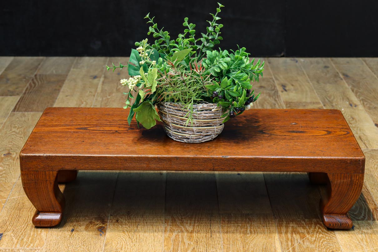 自然美の杢目が素晴らしい置台　DC7971