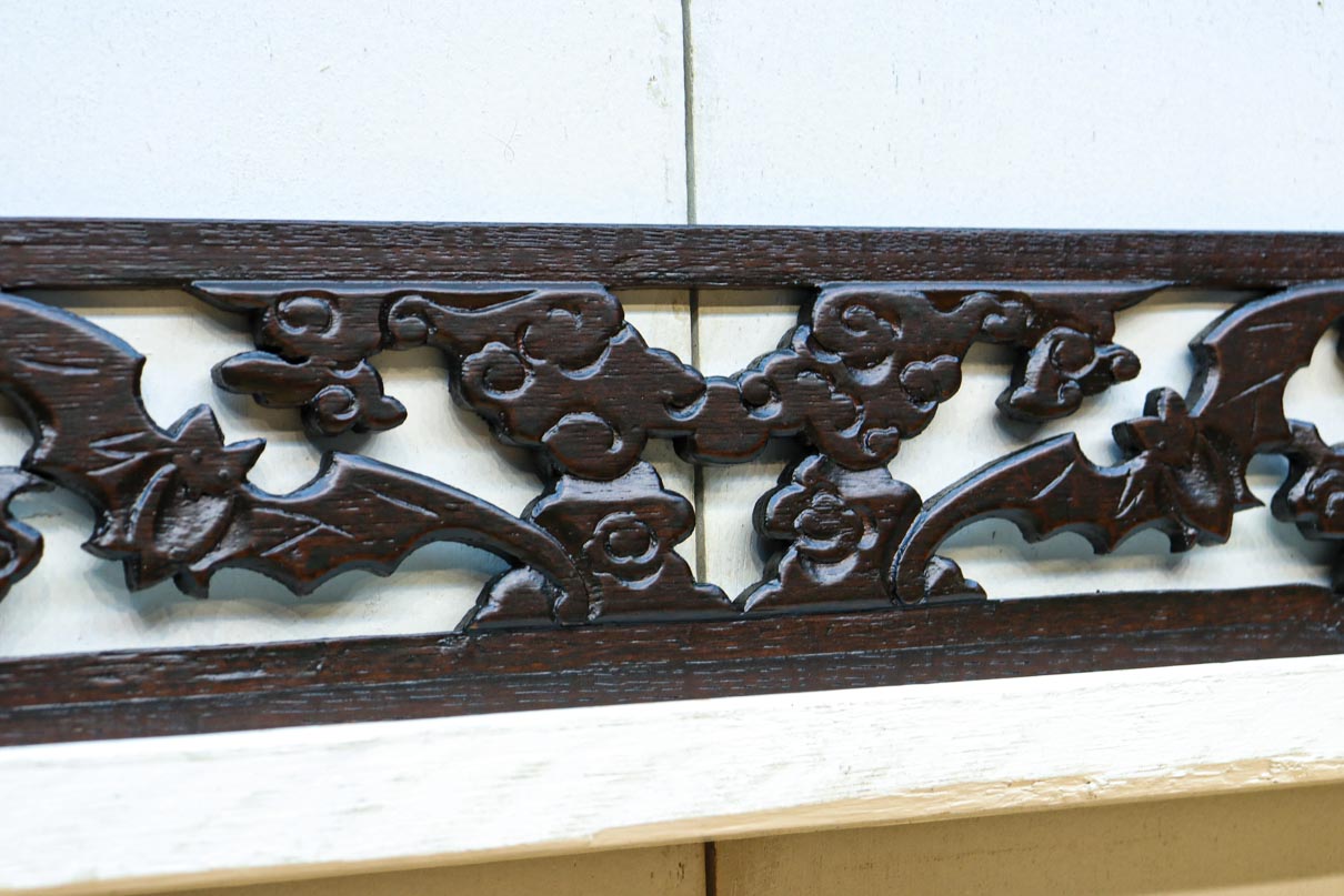 書道具 置物 オブジェ 時代物 年代物 木彫 コウモリ型 カクイドリ型 書道具 置物 オブジェ 時代物 年代物 木彫 コウモリ型 カクイドリ型