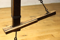 細長な板材でシンプルに纏めた自在鉤　DC8008