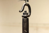 菊水紋様と桜の装飾金具で和の風情ある自在鉤　DC8012