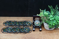 菊や松を描いた美しい七宝引き手金具　DC8019　在庫14個