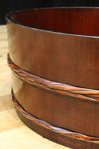 味わいを増した漆の風合いが趣きある七つ重ね切り溜　DC8025　在庫7個1組