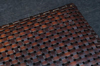 艶やかさを増した古色の色合いが素敵な竹編みの文入　DC8031