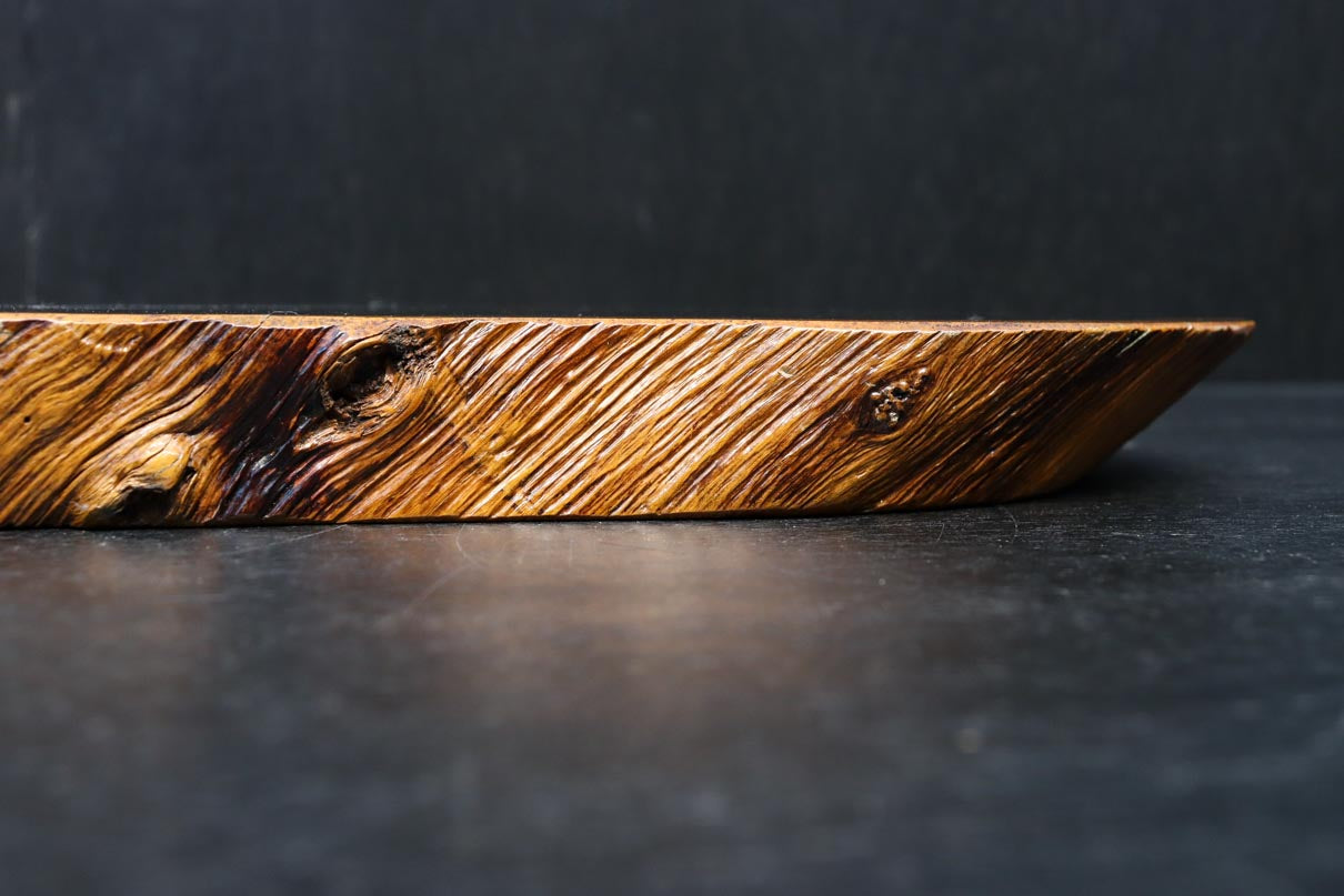 自然の風合いを残した切り株の敷板　DC8035