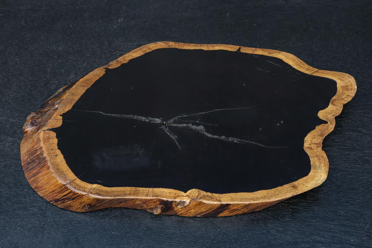 自然の風合いを残した切り株の敷板　DC8035