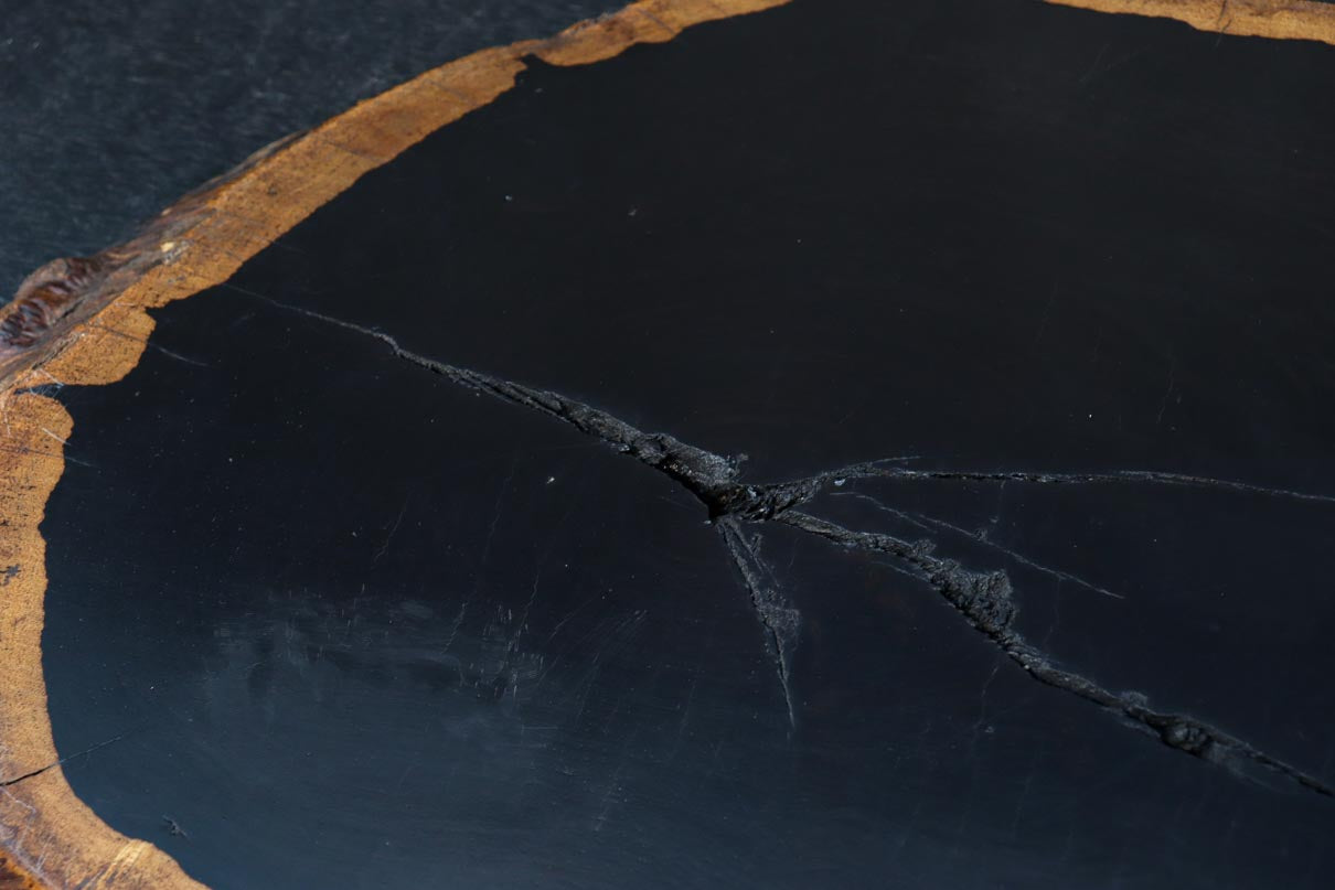 自然の風合いを残した切り株の敷板　DC8035