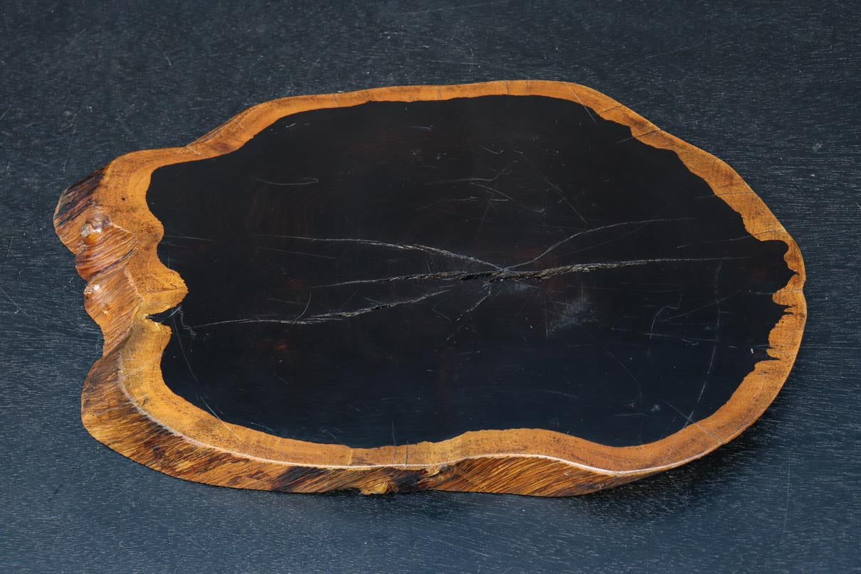 自然の風合いを残した切り株の敷板　DC8035