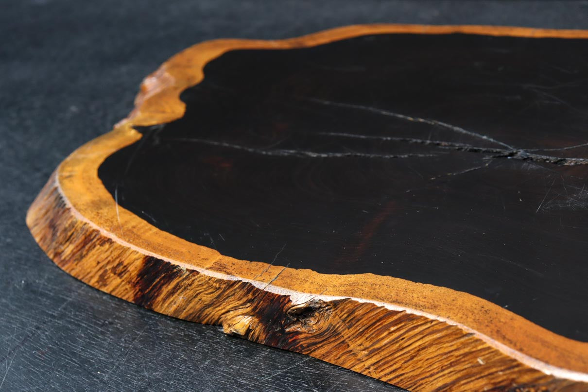 自然の風合いを残した切り株の敷板　DC8035