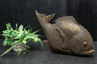 風格漂う大きな鯛の自在鉤の横木　DC8036