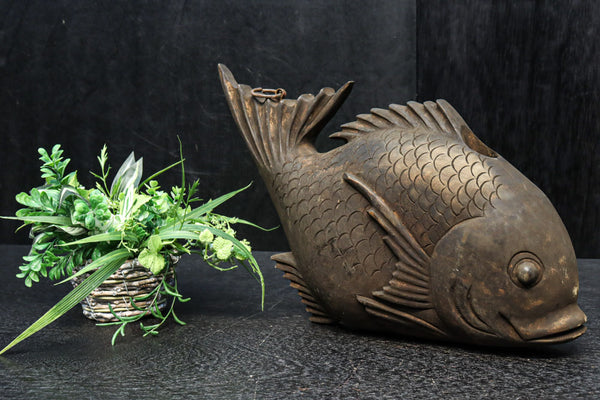 風格漂う大きな鯛の自在鉤の横木　DC8036