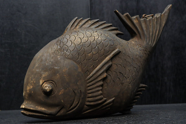 風格漂う大きな鯛の自在鉤の横木　DC8036