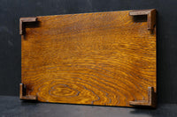 明るい色合いに優雅な杢目が浮かぶ置台　DC8058