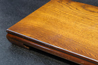 明るい色合いに優雅な杢目が浮かぶ置台　DC8058