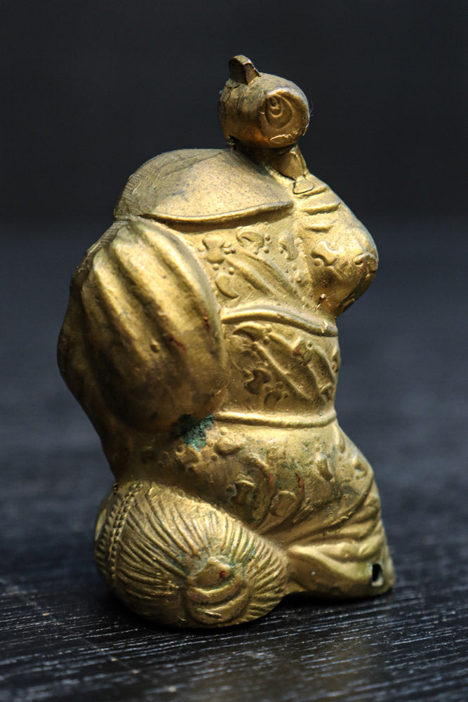 小振りサイズ!! 金色に彩られた恵比須様と大黒様のセット　DC8070　在庫2体1組