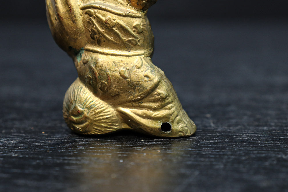 小振りサイズ!! 金色に彩られた恵比須様と大黒様のセット　DC8070　在庫2体1組