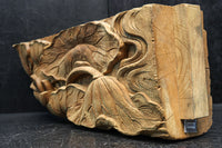 蓮の葉と花を優雅に描いた梁飾り　DC8073ab　在庫(a:1 b:1)枚