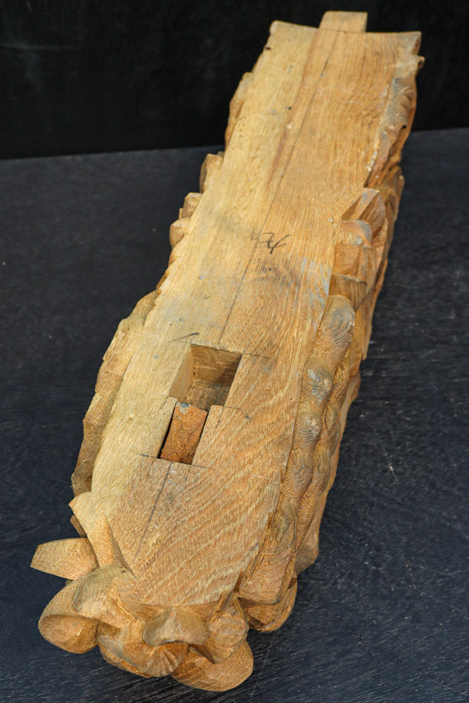 蓮の葉と花を優雅に描いた梁飾り　DC8073ab　在庫(a:1 b:1)枚