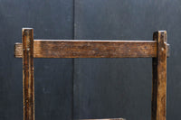 古色の風合い溢れる持ち手付き(折畳み式)炭入れ　DC8094