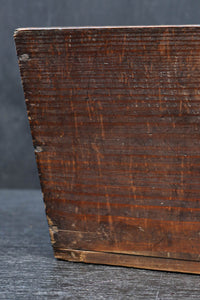 古色の風合い溢れる持ち手付き(折畳み式)炭入れ　DC8094