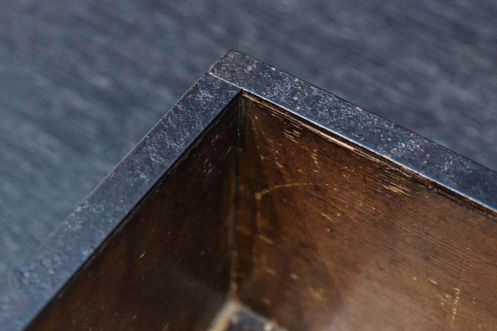 古色の色合いで味わいある帯鉄縁作りの角型マス　DC8097ab　在庫(a:0 b:1)個