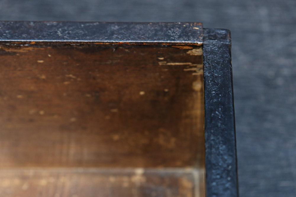 古色の色合いで味わいある帯鉄縁作りの角型マス　DC8097ab　在庫(a:0 b:1)個