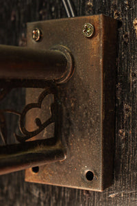 竹松透かし模様金具で縁起良いブラケット　DC8108