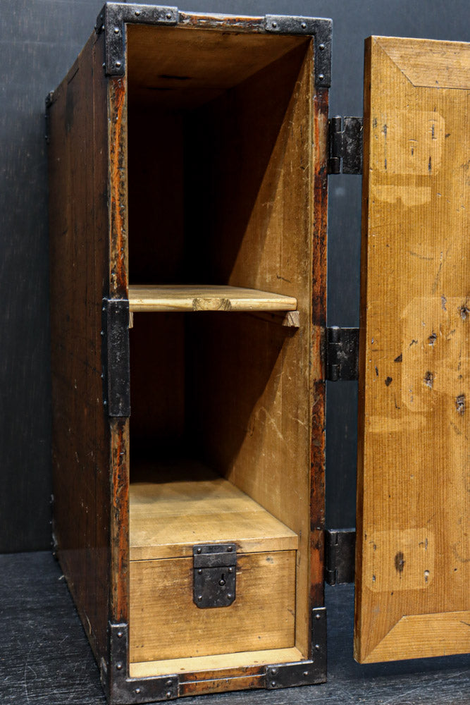 文政13年(1830) 稀少!! 歴史が刻まれた手提げ金庫　DC8112