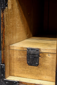 文政13年(1830) 稀少!! 歴史が刻まれた手提げ金庫　DC8112