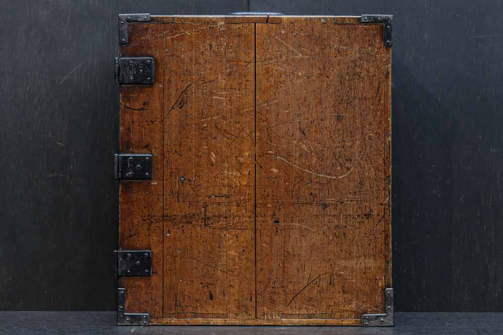 文政13年(1830) 稀少!! 歴史が刻まれた手提げ金庫　DC8112