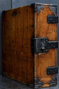 文政13年(1830) 稀少!! 歴史が刻まれた手提げ金庫　DC8112