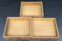 迫力ある花模様が素晴らしい日光彫の小引き出し　DC8113