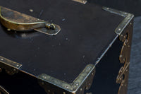 黒漆に桜紋の装飾金具が際立つ極上手許箪笥　DC8116