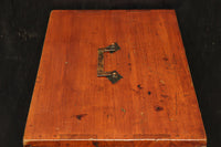 優美な杢目で華やかな針箱　DC8118