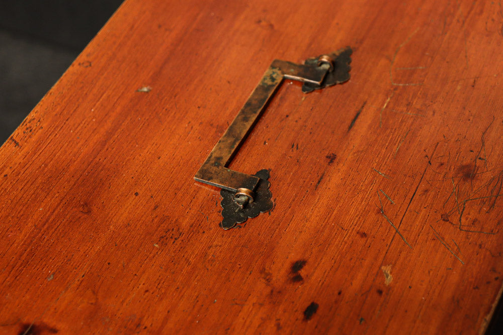 優美な杢目で華やかな針箱　DC8118