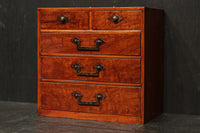 優美な杢目で華やかな針箱　DC8118