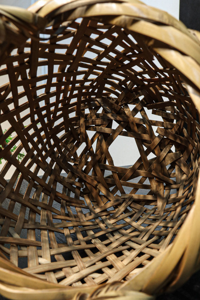 花付きカゴ 変わりデザイン!! 斜めに飾る花カゴ DC6527 – 古福庵 [ KOFUKUAN