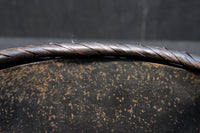 渋みを増した味わい深い竹編みカゴの炭入れ　DC8130