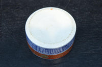 彩り艶やかな陶器の蓋付き小物入れ　DC8133