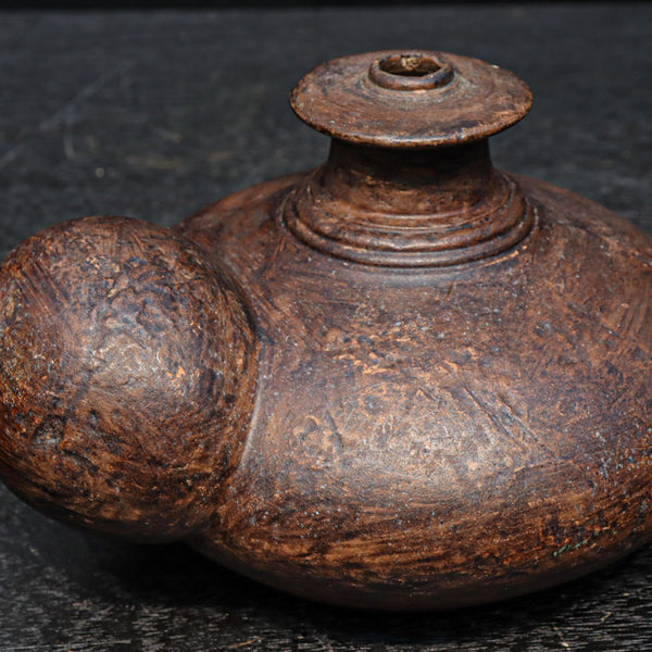 骨董　アンティーク　瓢箪茶入　ひょうたん　茶入　茶壺　象嵌三嶋　茶道具 骨董 アンティーク 瓢箪茶入 ひょうたん 茶入 茶壺 象嵌三嶋 茶道具