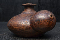 瓢箪(ひょうたん)形をした木製の一輪挿し　DC8137