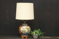 色絵錦手の華やかな彩りのスタンドライト　DC8138