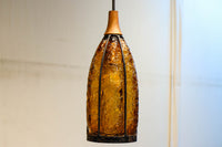 アンバーガラスが温かな輝きを放つ電笠　DC8143　在庫3個