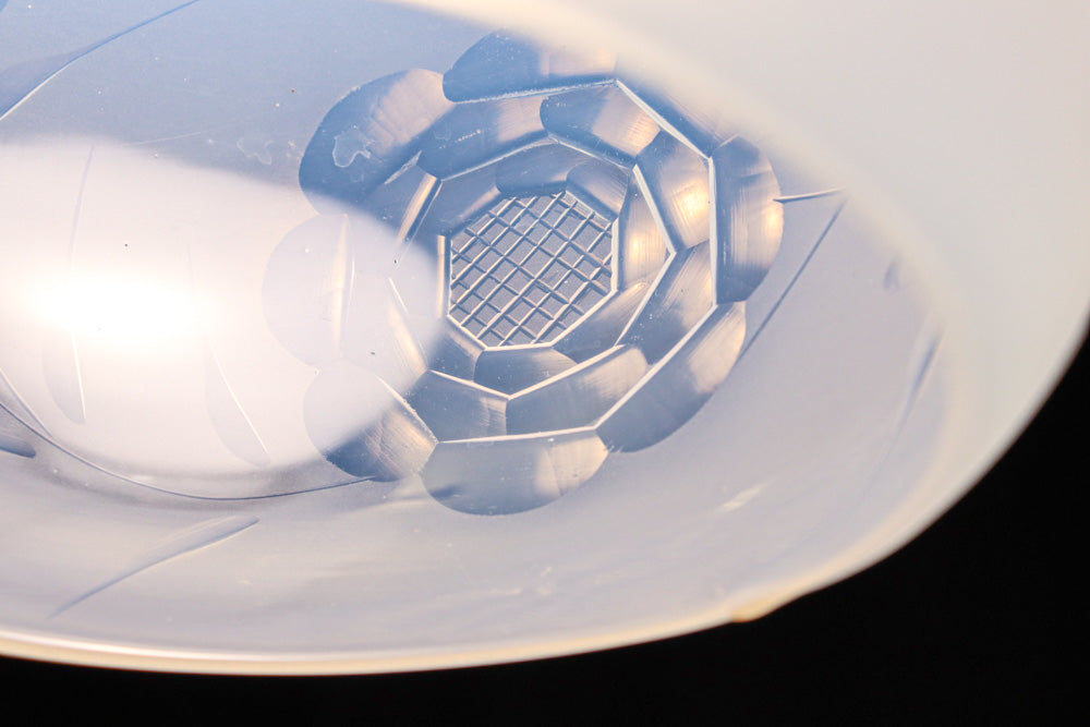 【ご精算用】オパールセントに大輪のお花の透かし模様が優雅に浮かぶ電笠　DC8146