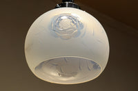 【ご精算用】オパールセントに大輪のお花の透かし模様が優雅に浮かぶ電笠　DC8146