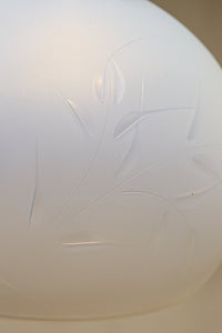 【ご精算用】オパールセントに大輪のお花の透かし模様が優雅に浮かぶ電笠　DC8146