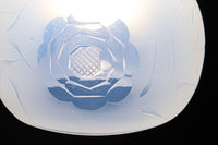 【ご精算用】オパールセントに大輪のお花の透かし模様が優雅に浮かぶ電笠　DC8146